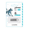 Флеш-пам'ять USB Wibrand Puma 8GB USB 2.0 silver