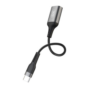 Перехідник OTG XO NB201 Type-C to USB2.0 grey