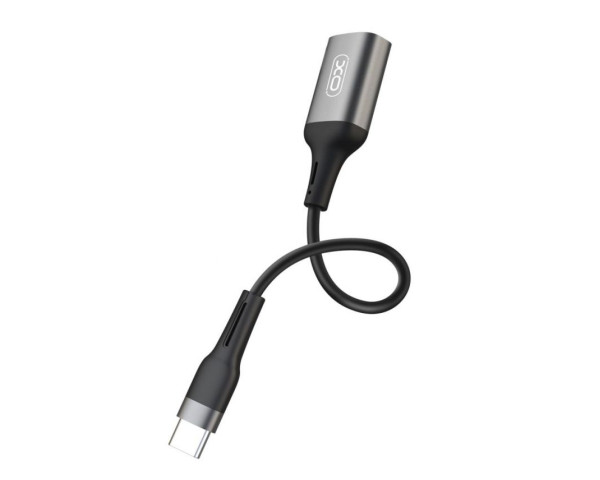 Перехідник OTG XO NB201 Type-C to USB2.0 grey
