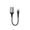 Перехідник OTG XO NB201 Type-C to USB2.0 grey