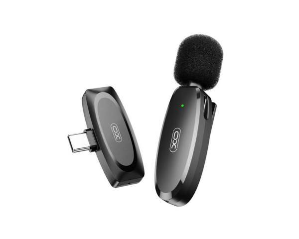 Мікрофон петличний XO MKF08A з роз'ємом Type-C black