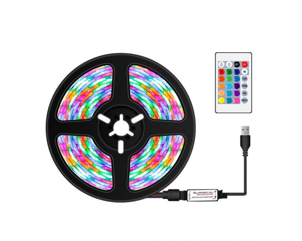 LED стрічка RGB 5V 5м