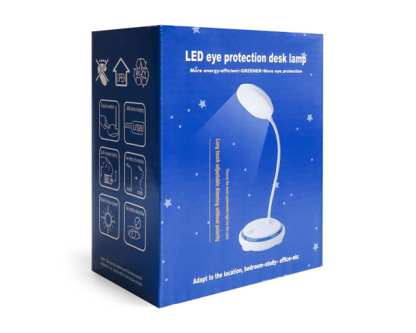 Настільна LED лампа T08 400mAh 6000K white