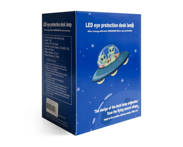 Настільна LED лампа T08 400mAh 6000K white