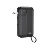 Power Bank XO PR259 10000mAh з Data Cable Type-C, Lightning black