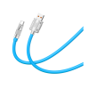 Кабель USB XO NB227 Type-C 6A 1.2м blue