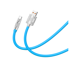 Кабель USB XO NB227 Type-C 6A 1.2м blue