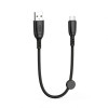 Кабель USB XO NB247 Micro Quick Charge 6A 0.25м black