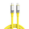 Кабель USB XO NB-Q252B Type-C to Type-C PD 60W yellow