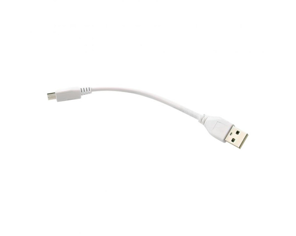 Кабель USB Premium (заряджання) Micro 0,15м короткий white