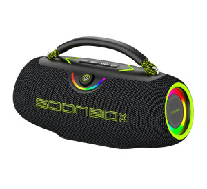 Портативна колонка Soonbox S9702 80W (2*40W) black green
