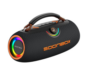 Портативна колонка Soonbox S9702 80W (2*40W) black orange