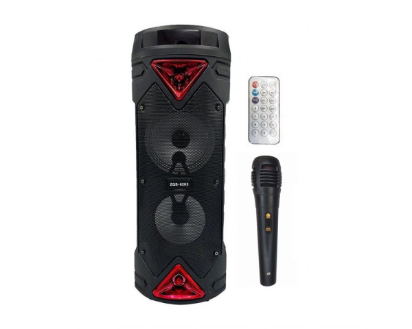 Портативна колонка ZQS6203 25W red