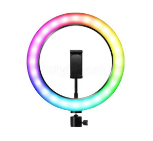 Кільцева лампа RGB MJ33 (33см) + стійка на підлогу