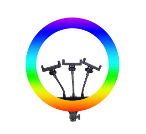 Кільцева лампа MJ-56/LJJ-56 RGB (56см) + стійка на підлогу (2,1м)