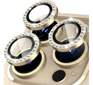 Захисне скло на камеру DIAMOND для Apple iPhone 14, 14 Plus gold