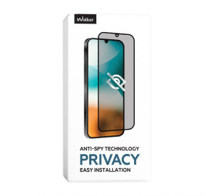 Захисне скло WALKER Privacy Premium для Apple iPhone 14 Pro black