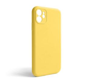 Чохол Full Silicone Case для Apple iPhone 11 yellow (04) закрита камера (без логотипу)
