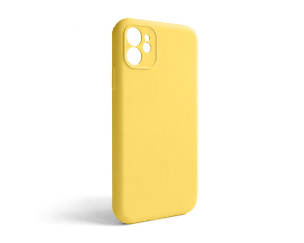 Чохол Full Silicone Case для Apple iPhone 11 yellow (04) закрита камера (без логотипу)