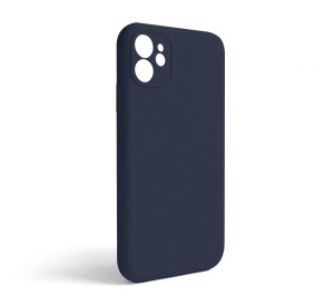 Чохол Full Silicone Case для Apple iPhone 11 dark blue (08) закрита камера (без логотипу)