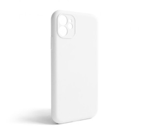 Чохол Full Silicone Case для Apple iPhone 11 white (09) закрита камера (без логотипу)