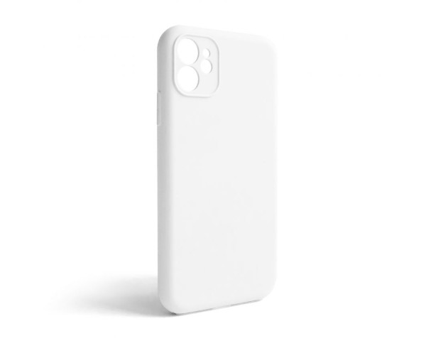 Чохол Full Silicone Case для Apple iPhone 11 white (09) закрита камера (без логотипу)