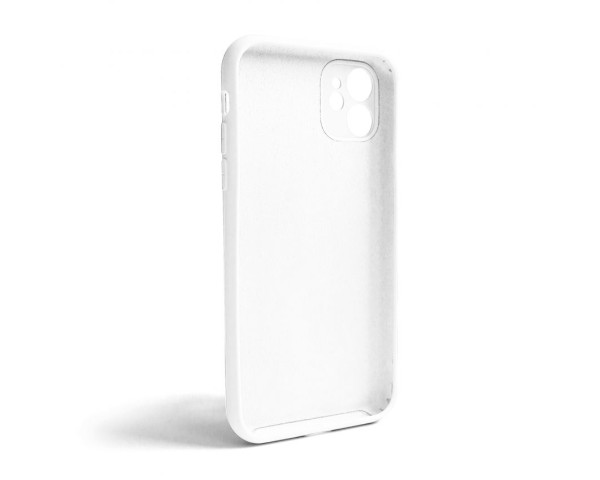Чохол Full Silicone Case для Apple iPhone 11 white (09) закрита камера (без логотипу)