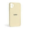 Чохол Full Silicone Case для Apple iPhone 11 antique white (10) закрита камера