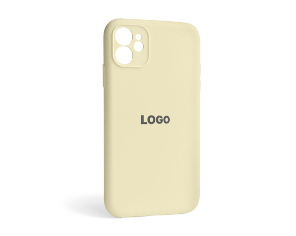 Чохол Full Silicone Case для Apple iPhone 11 antique white (10) закрита камера