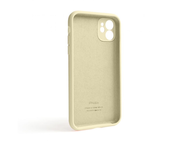 Чохол Full Silicone Case для Apple iPhone 11 antique white (10) закрита камера