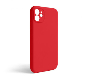 Чохол Full Silicone Case для Apple iPhone 11 red (14) закрита камера (без логотипу)
