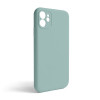 Чохол Full Silicone Case для Apple iPhone 11 turquoise (17) закрита камера (без логотипу)