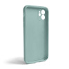 Чохол Full Silicone Case для Apple iPhone 11 turquoise (17) закрита камера (без логотипу)