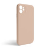 Чохол Full Silicone Case для Apple iPhone 11 nude (19) закрита камера (без логотипу)