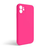Чохол Full Silicone Case для Apple iPhone 11 shiny pink (38) закрита камера (без логотипу)