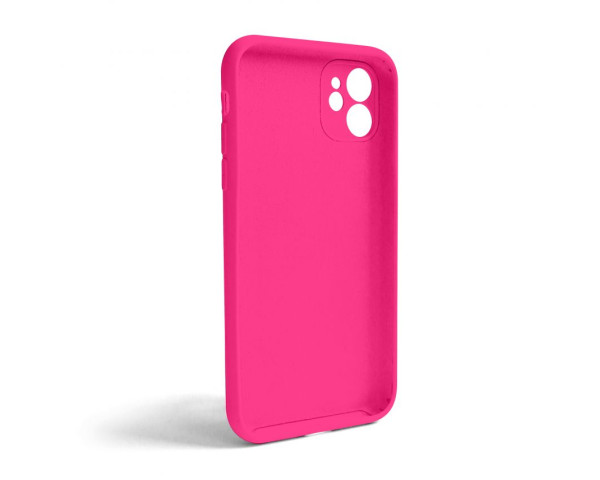 Чохол Full Silicone Case для Apple iPhone 11 shiny pink (38) закрита камера (без логотипу)