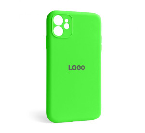 Чохол Full Silicone Case для Apple iPhone 11 shiny green (40) закрита камера