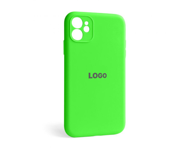 Чохол Full Silicone Case для Apple iPhone 11 shiny green (40) закрита камера