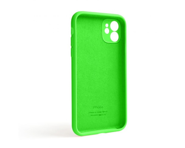 Чохол Full Silicone Case для Apple iPhone 11 shiny green (40) закрита камера