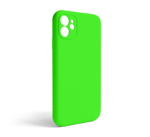 Чохол Full Silicone Case для Apple iPhone 11 shiny green (40) закрита камера (без логотипу)