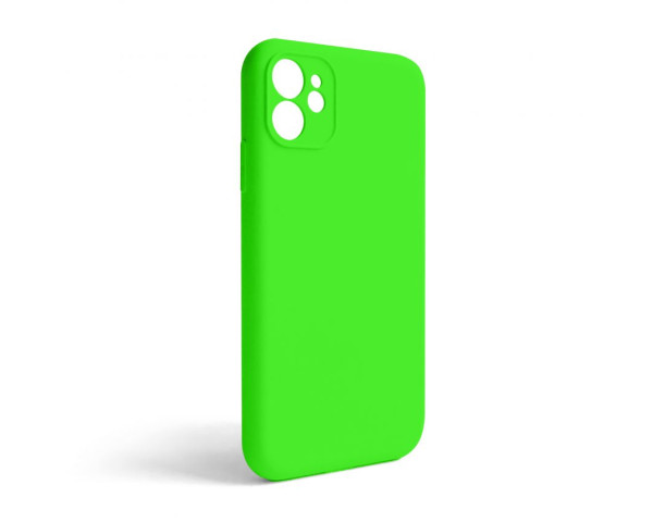 Чохол Full Silicone Case для Apple iPhone 11 shiny green (40) закрита камера (без логотипу)