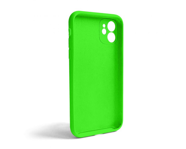 Чохол Full Silicone Case для Apple iPhone 11 shiny green (40) закрита камера (без логотипу)