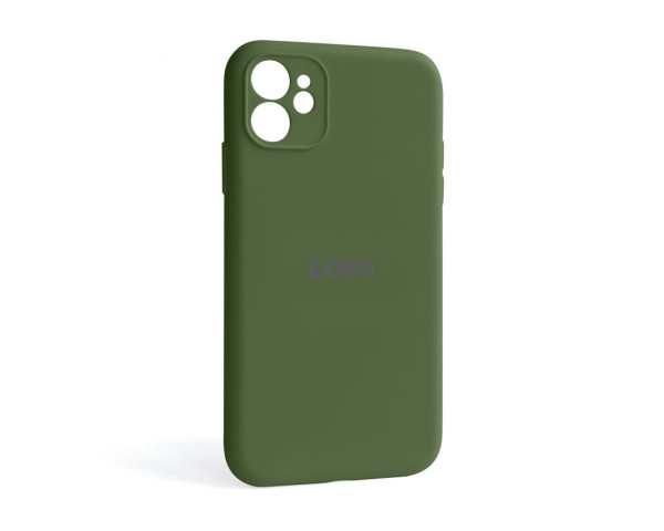 Чохол Full Silicone Case для Apple iPhone 11 army green (45) закрита камера