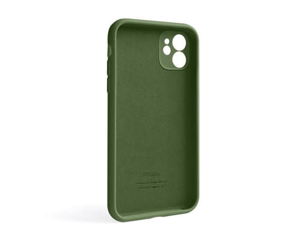 Чохол Full Silicone Case для Apple iPhone 11 army green (45) закрита камера