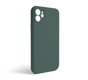 Чохол Full Silicone Case для Apple iPhone 11 pine green (55) закрита камера (без логотипу)