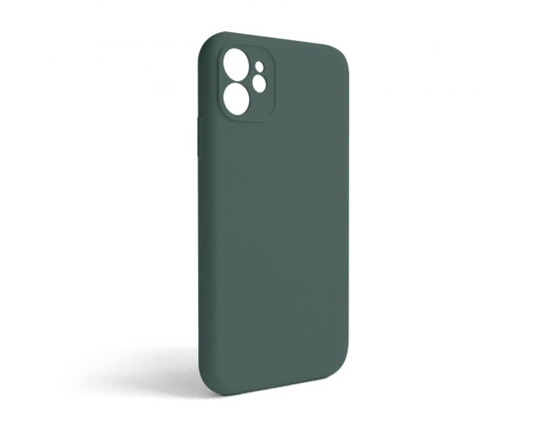 Чохол Full Silicone Case для Apple iPhone 11 pine green (55) закрита камера (без логотипу)