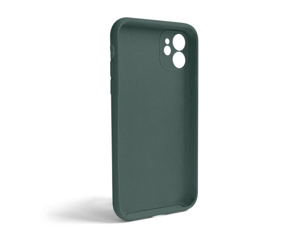Чохол Full Silicone Case для Apple iPhone 11 pine green (55) закрита камера (без логотипу)