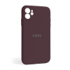 Чохол Full Silicone Case для Apple iPhone 11 plum (57) закрита камера
