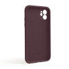 Чохол Full Silicone Case для Apple iPhone 11 plum (57) закрита камера
