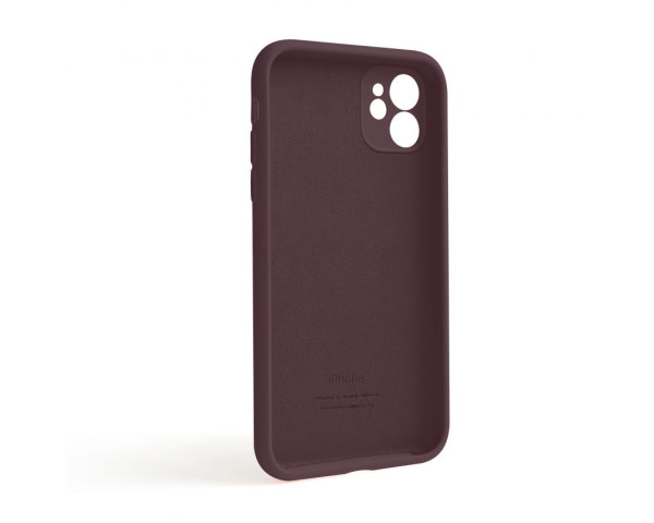 Чохол Full Silicone Case для Apple iPhone 11 plum (57) закрита камера